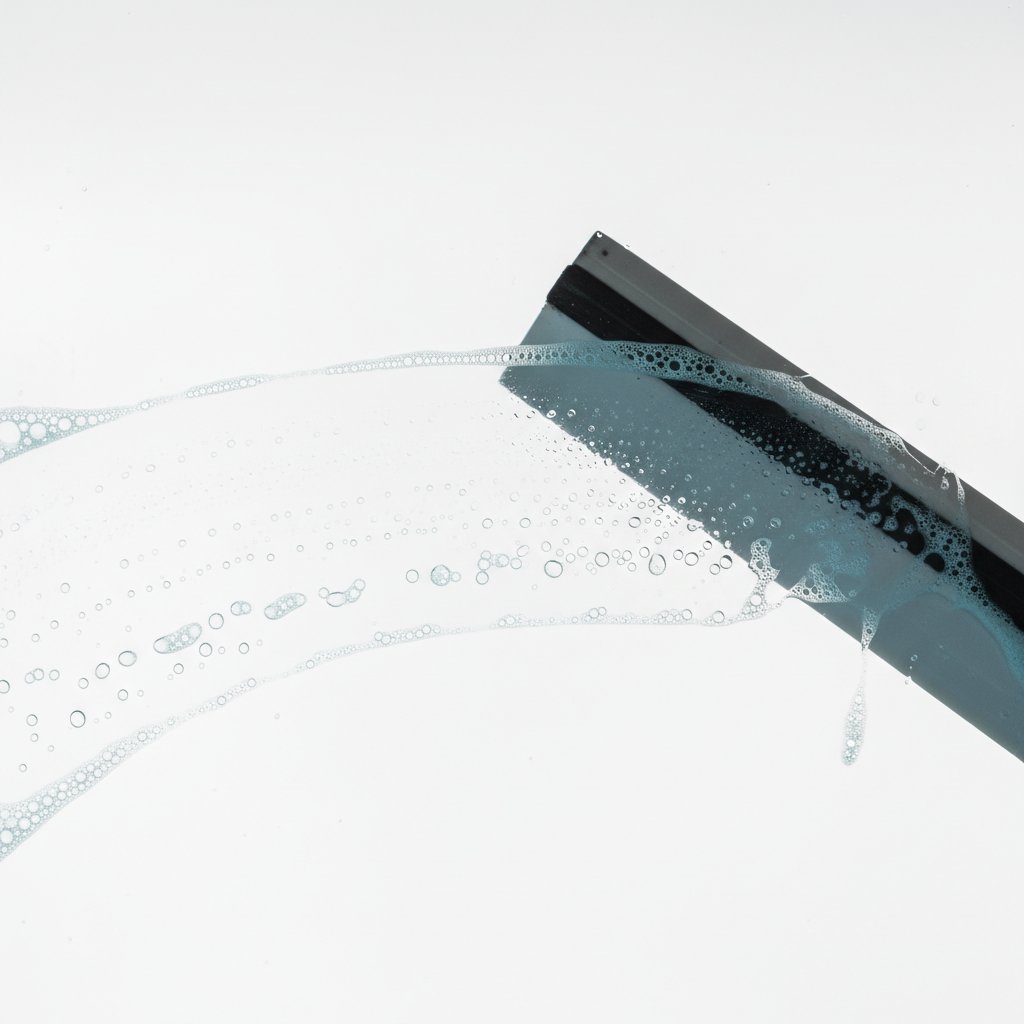 Window cleaning techniques for hard water stains